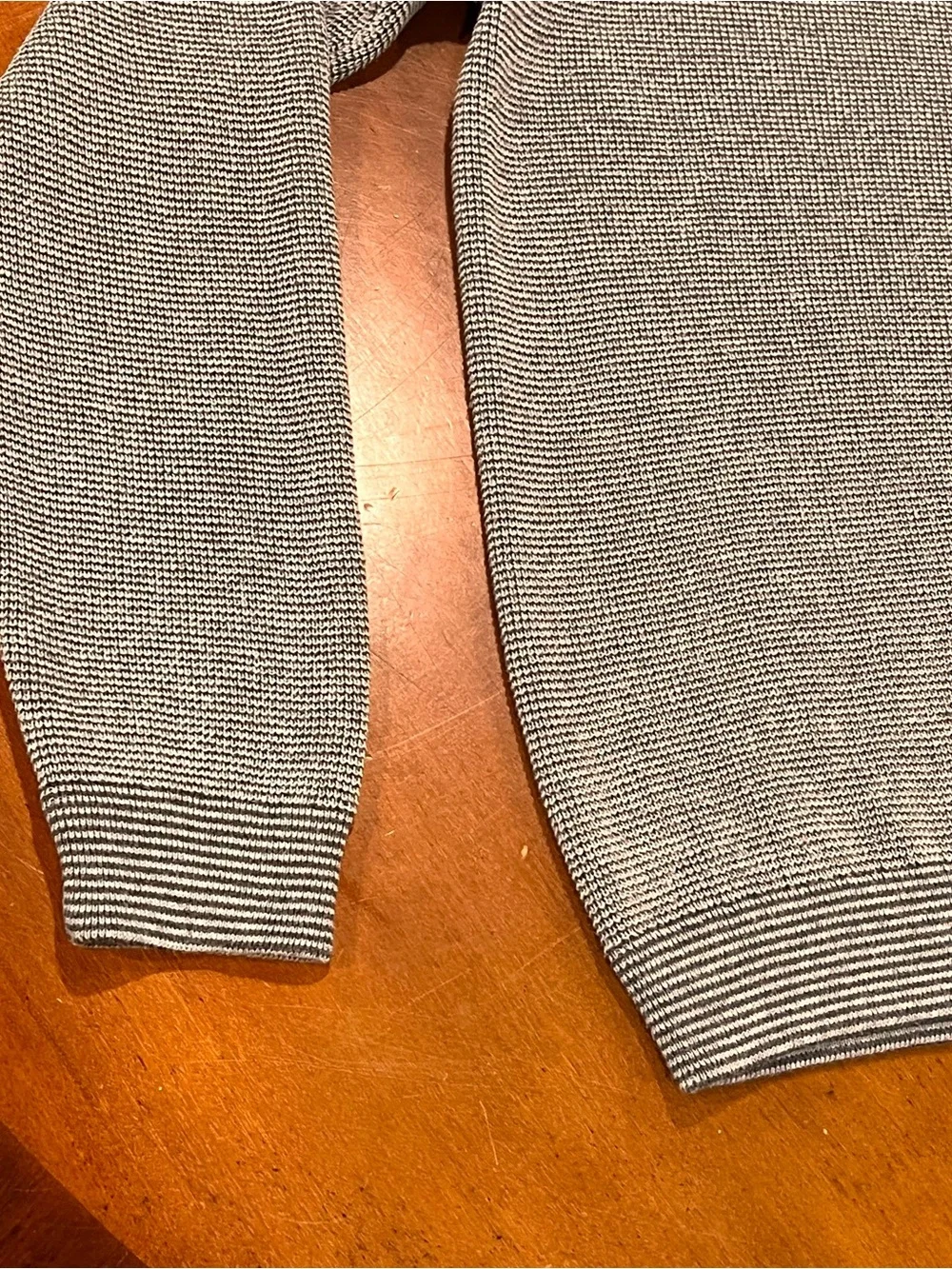 Southern Tide Men’s Bailer Jade Crewneck Sweater Gray XL Cooling Knit Technology